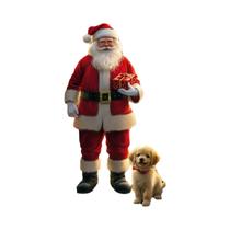 Capa De Porta Grande Festiva De Natal Com Papai Noel E Árvore De Natal 35.4x70.8 Polegadas Decoração