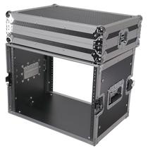 Capa de prateleira ProX X-8UE 8U Deluxe Effects com 14 cm de profundidade de trilho a trilho