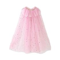 Capa de Princesa para Meninas - Fantasia Infantil com Lantejoulas para Carnaval e Festa Capa de Princesa para Meninas - Fantasia Infantil com Lantejoulas para Carnaval e Festa