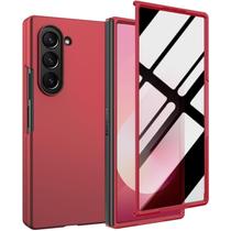 Capa de privacidade KEKBOXQ Galaxy Z Fold 6 anti-peeping vermelha