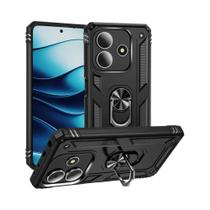 Capa De Proteção Antichoque Para Redmi Note 14 pro 4G 5G, Capa De Metal Com Anel Para Xiaomi Redmi