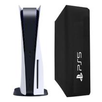 Capa de Proteção compatível com Playstatiom PS-5 Slim Antipoeira Vertical Case Uv