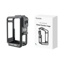 Capa De Proteção Completa Em Liga De Alumínio Para DJI Action 4 Com Suporte De Liberação Rápida E Capa De Proteção Completa Em Liga De Alumínio Para DJI Action 4 Com Suporte De Liberação Rápida E