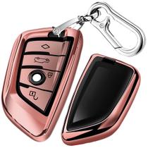 Capa de proteção completa Key Fob Cover QBUC para BMW X1/X3/X5/X6
