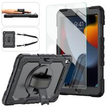 Capa de proteção de corpo inteiro Ambison com vidro temperado para iPad 10.2