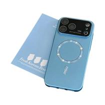 Capa De Proteção De Luxo Com Textura CD E Janela Grande Para iPhone 17 16 15 14 pro Max Com