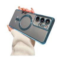 Capa De Proteção Para Câmera 10K Sem Fio Com Placa Magnética Para Samsung Galaxy S25 S21 S23 Fe S22