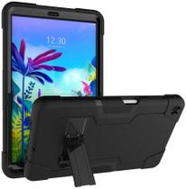 Capa de Proteção Resistente a Choques para Tablet LG G Pad 5 10.1 polegadas - Preto/Preto - cherrry