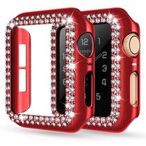 Capa de relógio Adepoy compatível com Apple Watch série 40mm 6/5/4 SE