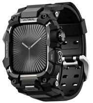 Capa de Relógio ULTIMAL Rugged para Apple Watch 46mm - Preta
