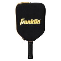 Capa de remo Pickleball Franklin Sports Protective preta/dourada