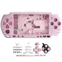 Capa de reposição Full Housing Shell para Sony PSP 2000 rosa Capa de reposição Full Housing Shell para Sony PSP 2000 rosa
