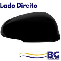 Capa de Retrovisor Fiat Mobi 2017 em diante com Pisca Preto Lado:Direito (Passageiro)