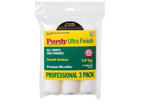 Capa de rolo de pintura Purdy Ultra Finish 3/8" Nap, pacote com 3