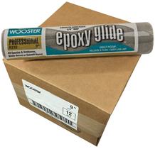 Capa de rolo de pintura Wooster R232-9 Epoxy Glide 1/4" Nap Pack 12