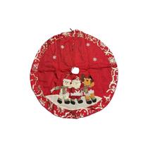 Capa de saia de árvore de Natal de poliéster 116 cm de diâmetro