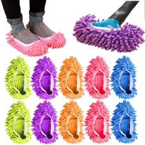 Capa de sapatos lavável AIFUSI Mop Slippers, microfibra, 10 unidades