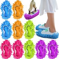 Capa de sapatos Mop Slippers, microfibra, 10 peças para homens e mulheres