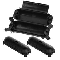 Capa de segurança com cabo de extensão Flemoon Outdoor pacote com 3 preta