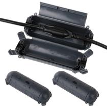 Capa de segurança com cabo de extensão Flemoon Waterproof Grey, pacote com 3