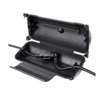 Capa de segurança de cabo de extensão Flemoon Outdoor Waterproof Black