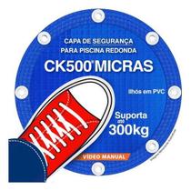 Capa de Segurança para Piscina Redonda 5.00 Mts de Diâmetro PVC Vinil 500 Micras + Kit de Instalação
