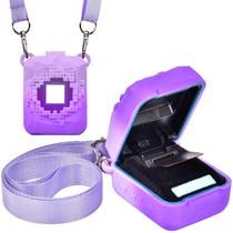 Capa de silicone Againmore Bitzee Magicals Digital Pet Purple