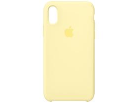 Capa de Silicone Amarelo-creme para iPhone XS Max