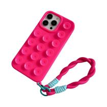Capa De Silicone Antichoque Com Ventosa Cor Candy Para iPhone 17 16 15 14 13 12 pro Max XR Air