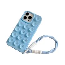 Capa De Silicone Antichoque Com Ventosa Cor Candy Para iPhone 17 16 15 14 13 12 pro Max XR Air