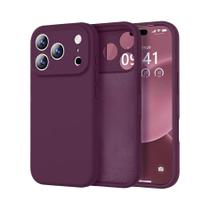 Capa De Silicone Antichoque De Cor Sólida Para iPhone 17 pro Max 17 pro 17 17Air 16e