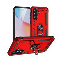 Capa De Silicone Antichoque Para Samsung Galaxy A56 A36 A26 5G Com Suporte De Anel E Bumper Traseiro