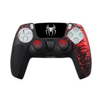 Capa De Silicone Antiderrapante Para Controle PS5 Com Grips Para Analógicos E Adesivo Para Touchpad