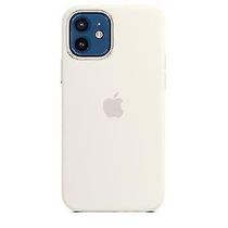 Capa de silicone Apple iPhone 12/12 Pro branca