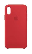 Capa de silicone Apple para iPhone Xs, produto VERMELHO