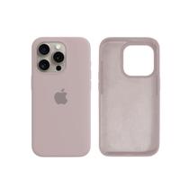 Capa de Silicone Aveludada para iPhone 15 Pro Max