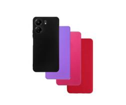 Capa De Silicone Aveludado Colorida Compativel Redmi 13c Poco C65 Proteção Celular Capinha Case