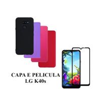 Capa De Silicone Aveludado Colorida E Pelicula 3D 9D Compativel K40s Proteção Celular Capinha Case