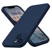 Capa de silicone CellEver Heavy-Duty para iPhone 14 azul marinho