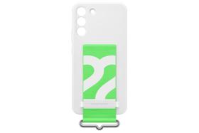 Capa de Silicone com Alça para Samsung Galaxy S22+ - Cor Branca