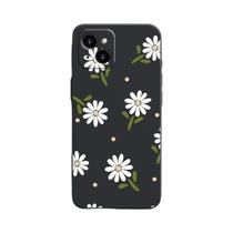 Capa De Silicone Com Desenho De Flor Para Samsung Galaxy S25 S24 S23 S22 Ultra plus A36 A34 A54 A56