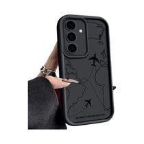 Capa De Silicone Com Design De Rota Aérea Para Samsung Galaxy S25 FE S26 S24 S23 Ultra S22 plus A57 - YISHANGOU