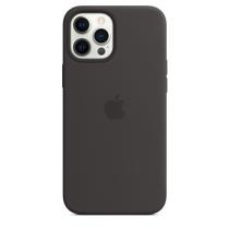 Capa de silicone com Interior Aveludado compatível c/ iPhone 12 Pro Max Preto - Silicone Case