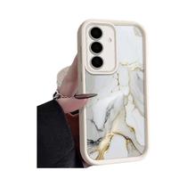Capa De Silicone Com Padrão De Mármore Para Samsung Galaxy S25 S24 S23 S22 Ultra plus A56 A55 A54