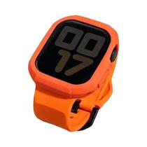 Capa De Silicone Com Pulseira Para Apple Watch Series Ultra 3 11 10 SE 3 9 8 7 6 5 Compatível Com