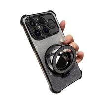 Capa De Silicone Com Suporte Espelhado Brilhante À Prova De Choque Para Xiaomi Poco F8 pro Ultra F7