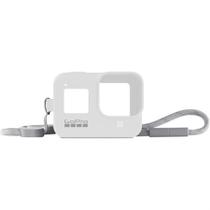 Capa De Silicone + Cordão Para Gopro Hero 8 - Branco Capa De Silicone + Cordão Para Gopro Hero 8 - Branco
