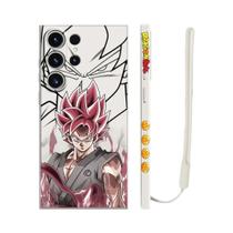 Capa de Silicone Dragon Ball para Samsung Galaxy S24/S23/S22/S21/S20 FE/Ultra 5G