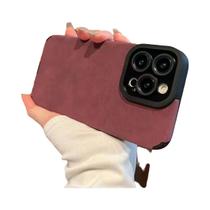 Capa De Silicone Em Couro Fosco Para iPhone 16 15 pro Max 17 pro Max Proteção De Lente Capa À Prova