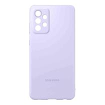 Capa de Silicone Fina e Macia para Samsung Galaxy A72 na Cor Violeta Capa de Silicone Fina e Macia para Samsung Galaxy A72 na Cor Violeta